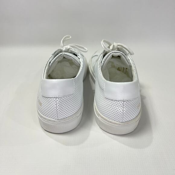 NEW COMMON PROJECTS Achilles Perforated Sneakers White Leather EU 42 US 9 Shoes - Picture 11 of 15